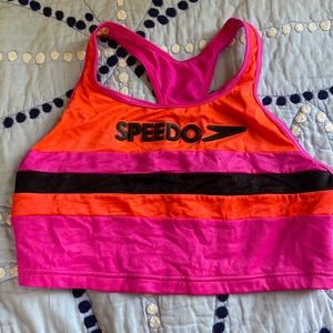 Vintage Speedo swim top, small
